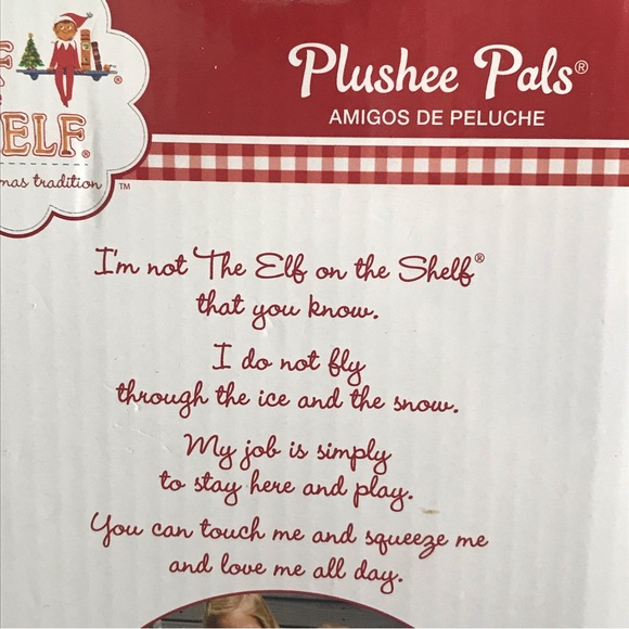 NEW - The Elf On the Shelf Plushee Pals Snuggler, Boy, Dark Skin Tone - Picture 8 of 13